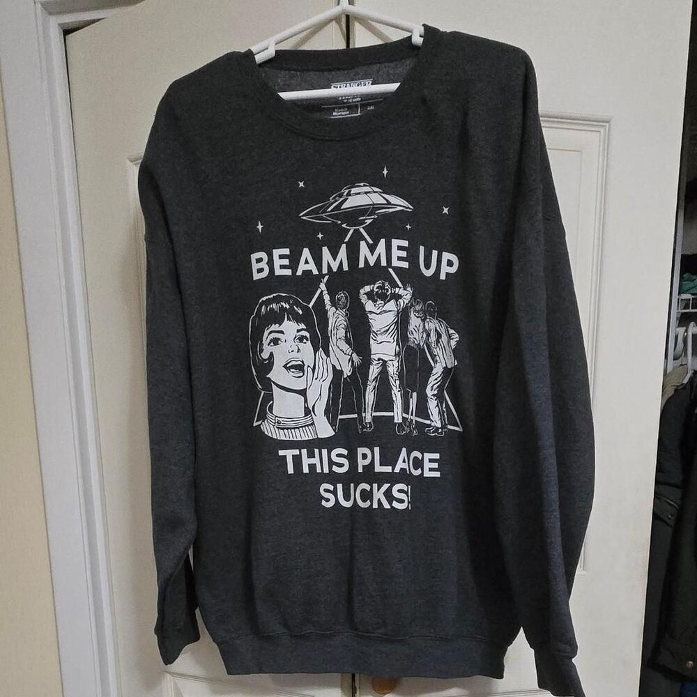 Netflix Women's Grey Sweatshirt